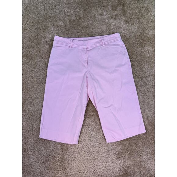 TALBOTS PERFECT SHORT WOMENS SIZE 2 IN LIGHT PINK BERMUDA E384 - Picture 1 of 10